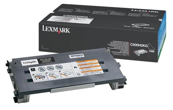 781636 Lexmark C500H2KG Toner Lexmark C500H2Kg sort 